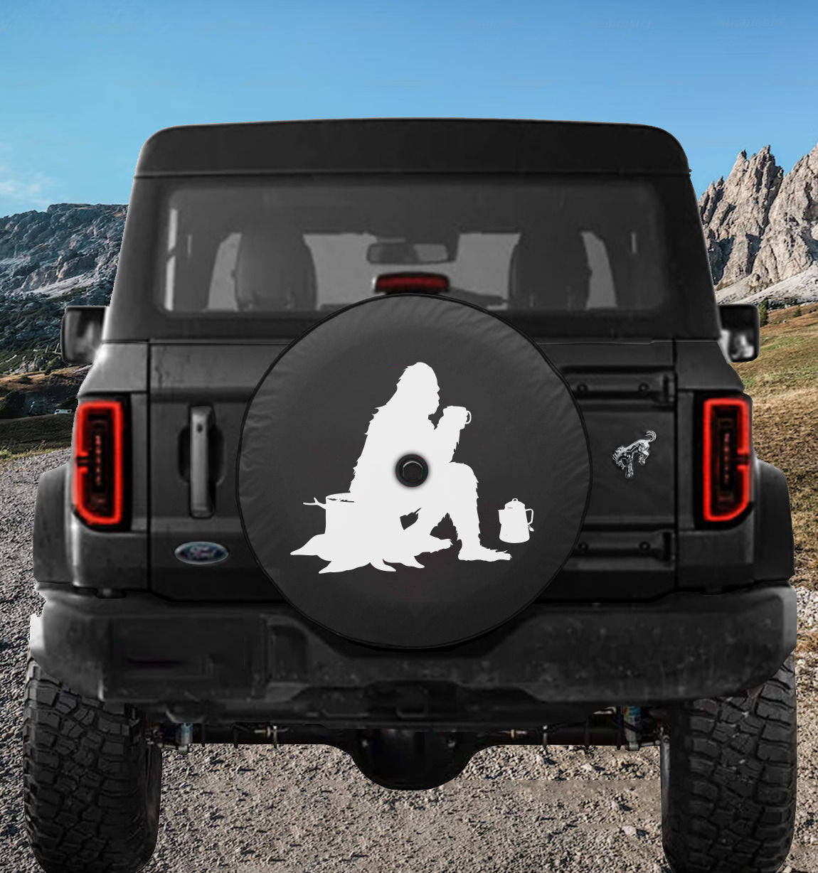 Sasquatch Spare Tire Cover - Camping