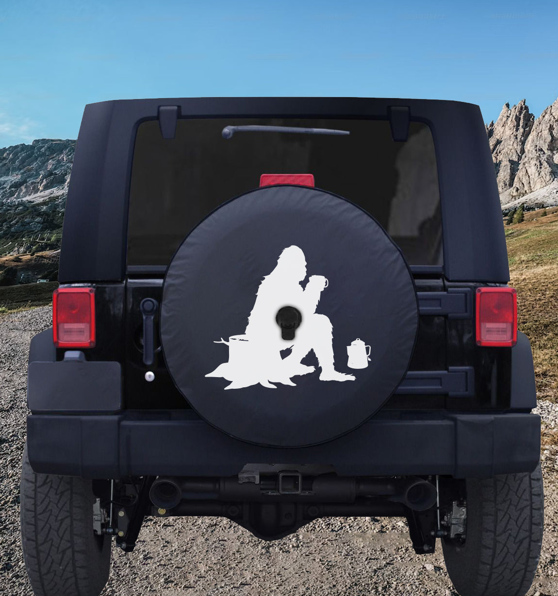 Sasquatch Spare Tire Cover - Camping