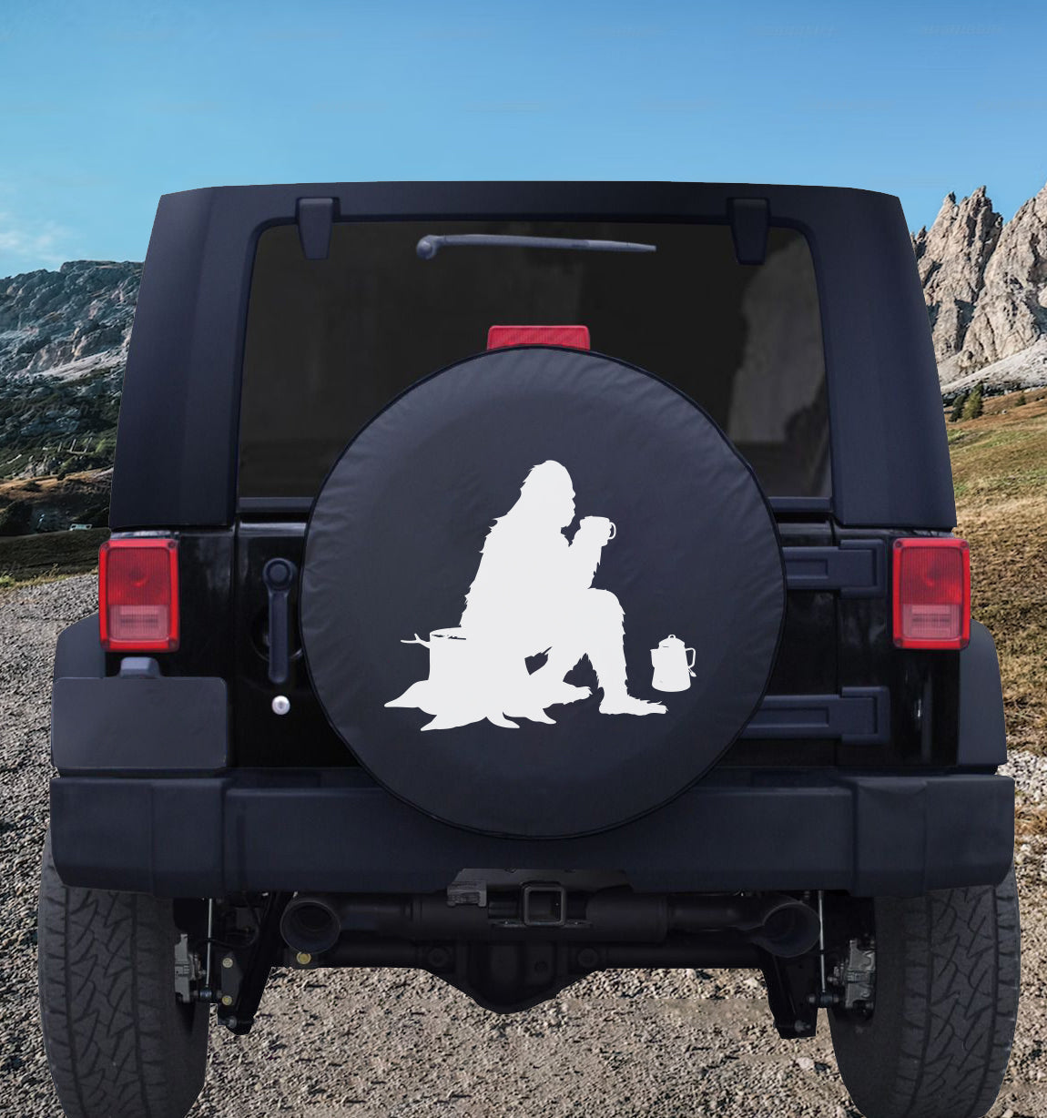 Sasquatch Spare Tire Cover - Camping