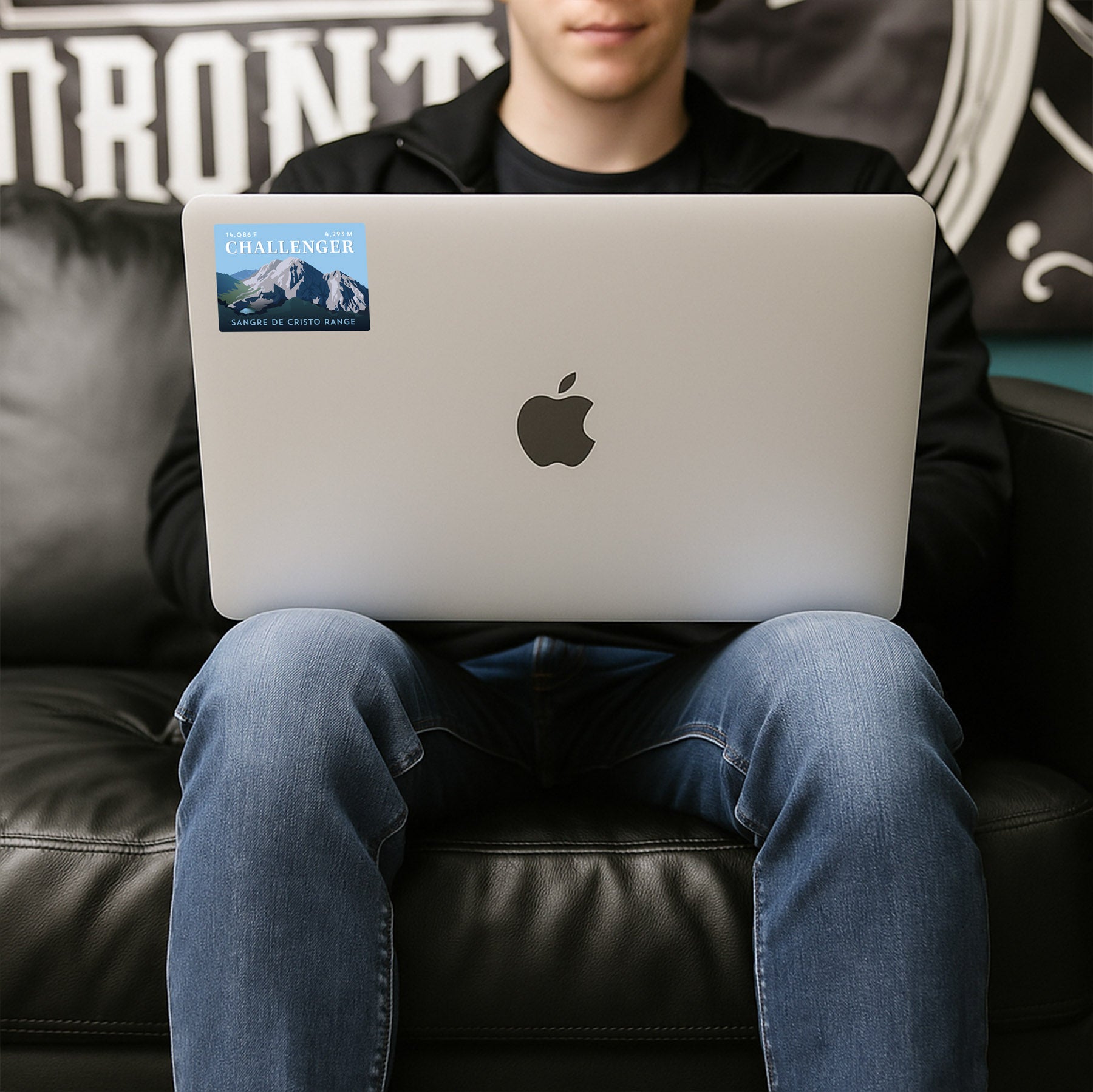 Challenger Point Colorado 14er Sticker