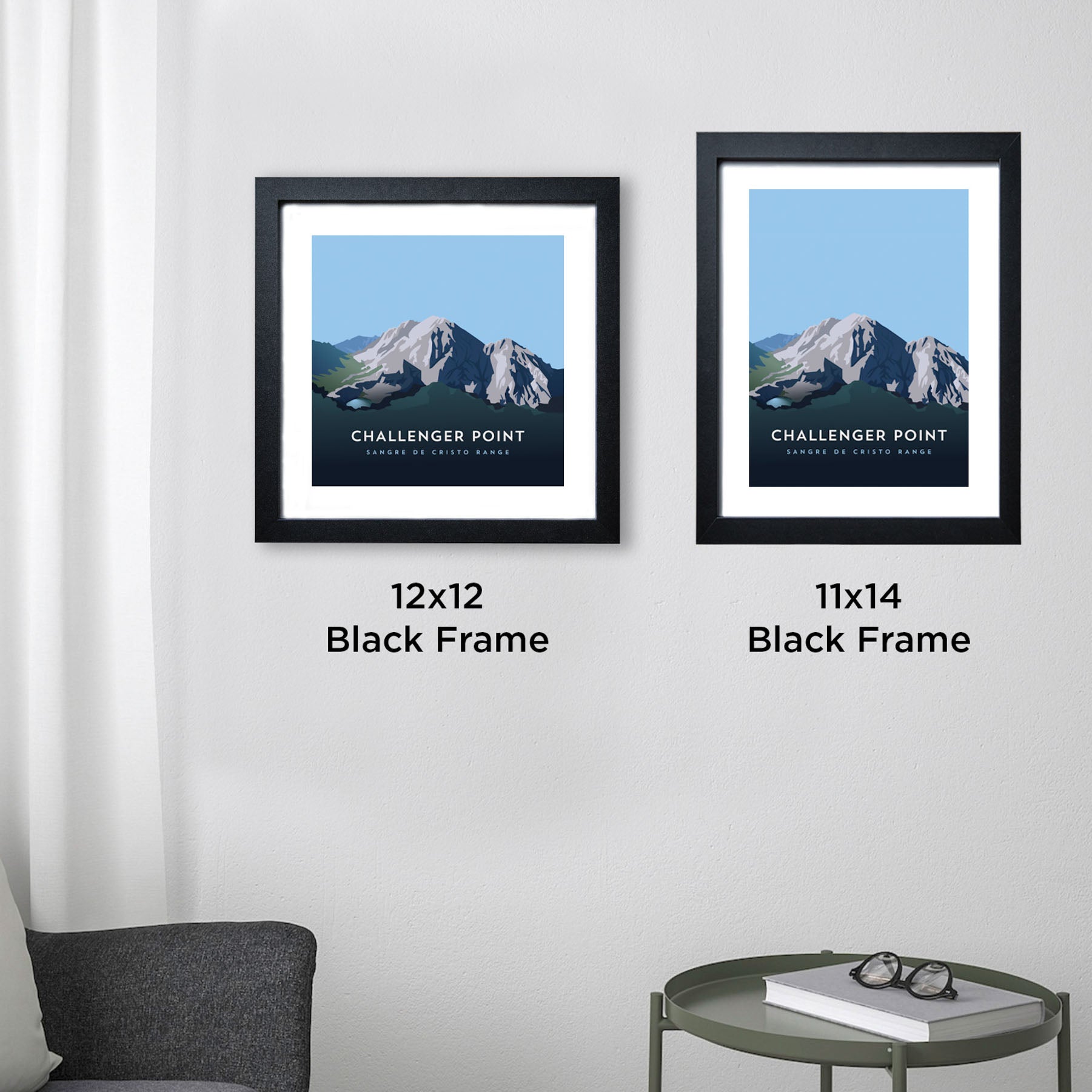Challenger Point Colorado 14er Framed Poster