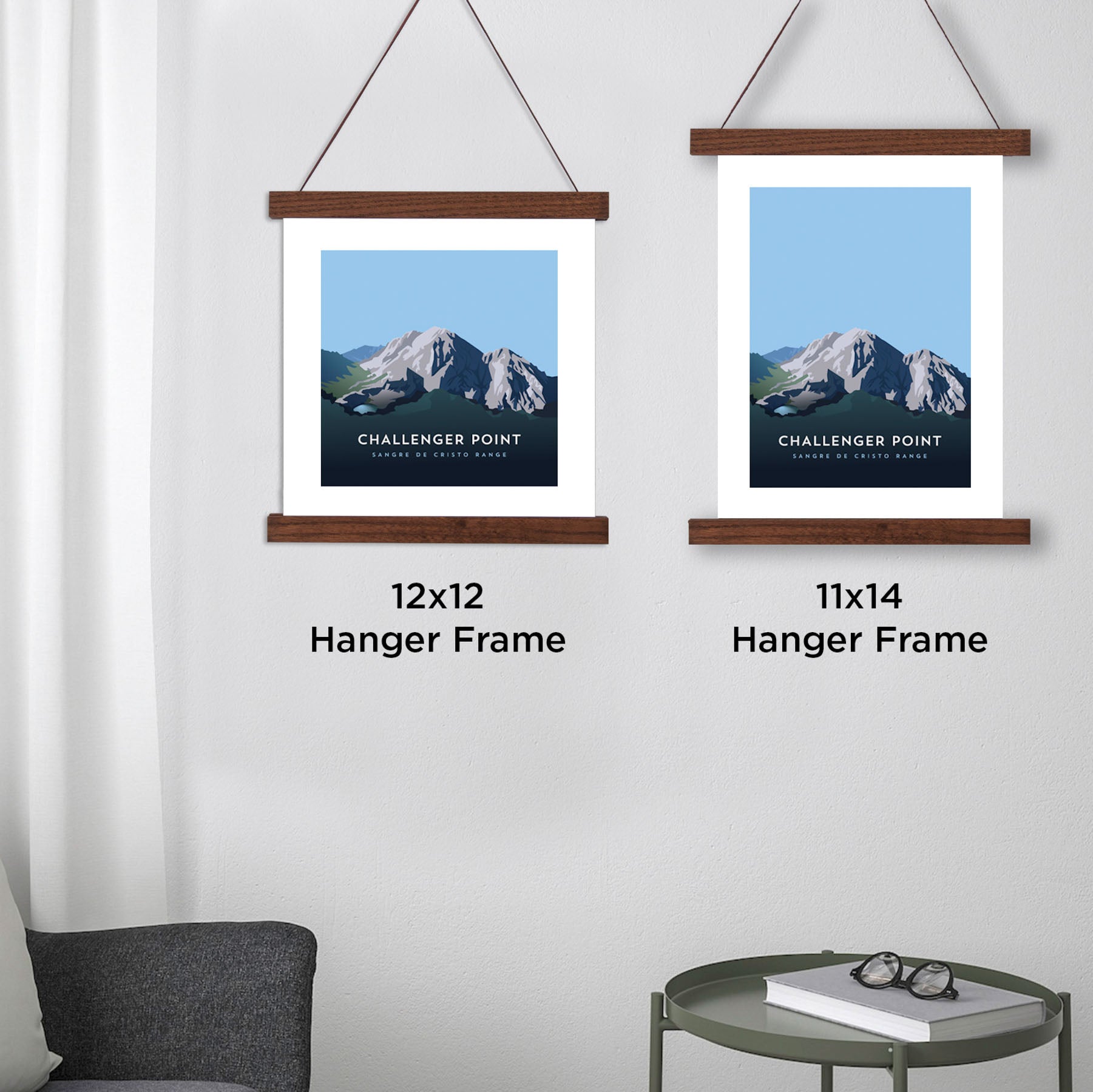 Challenger Point Colorado 14er Hanger Frame Poster