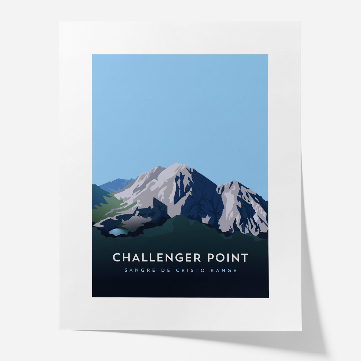 Challenger Point Colorado 14er Poster