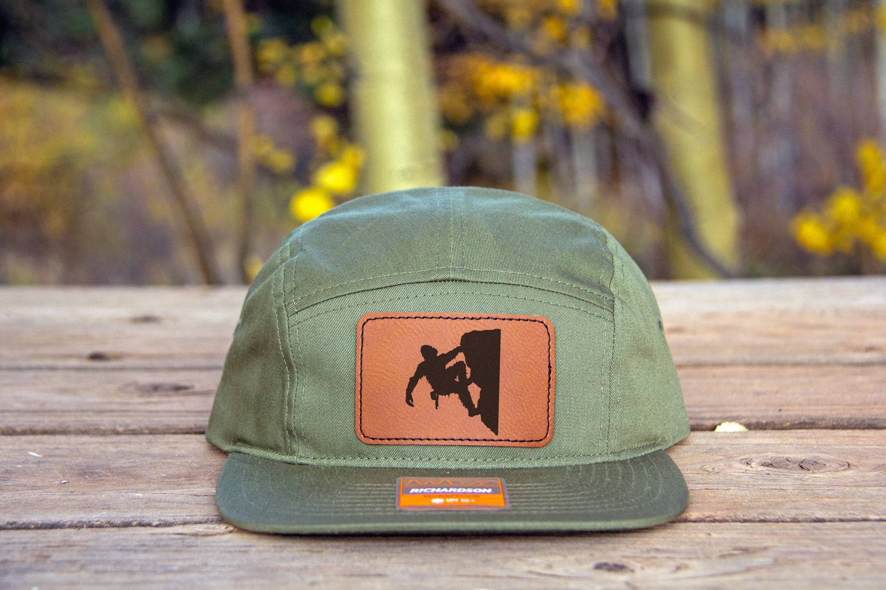 Sasquatch Rock Climbing Camper Hat 5 Panel