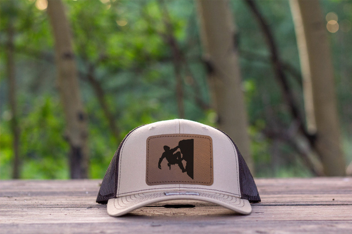 Sasquatch Rock Climbing Hat Khaki/Coffee Richardson 112 Bigfoot