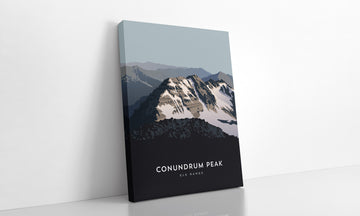 Conundrum Peak Colorado 14er Canvas Print