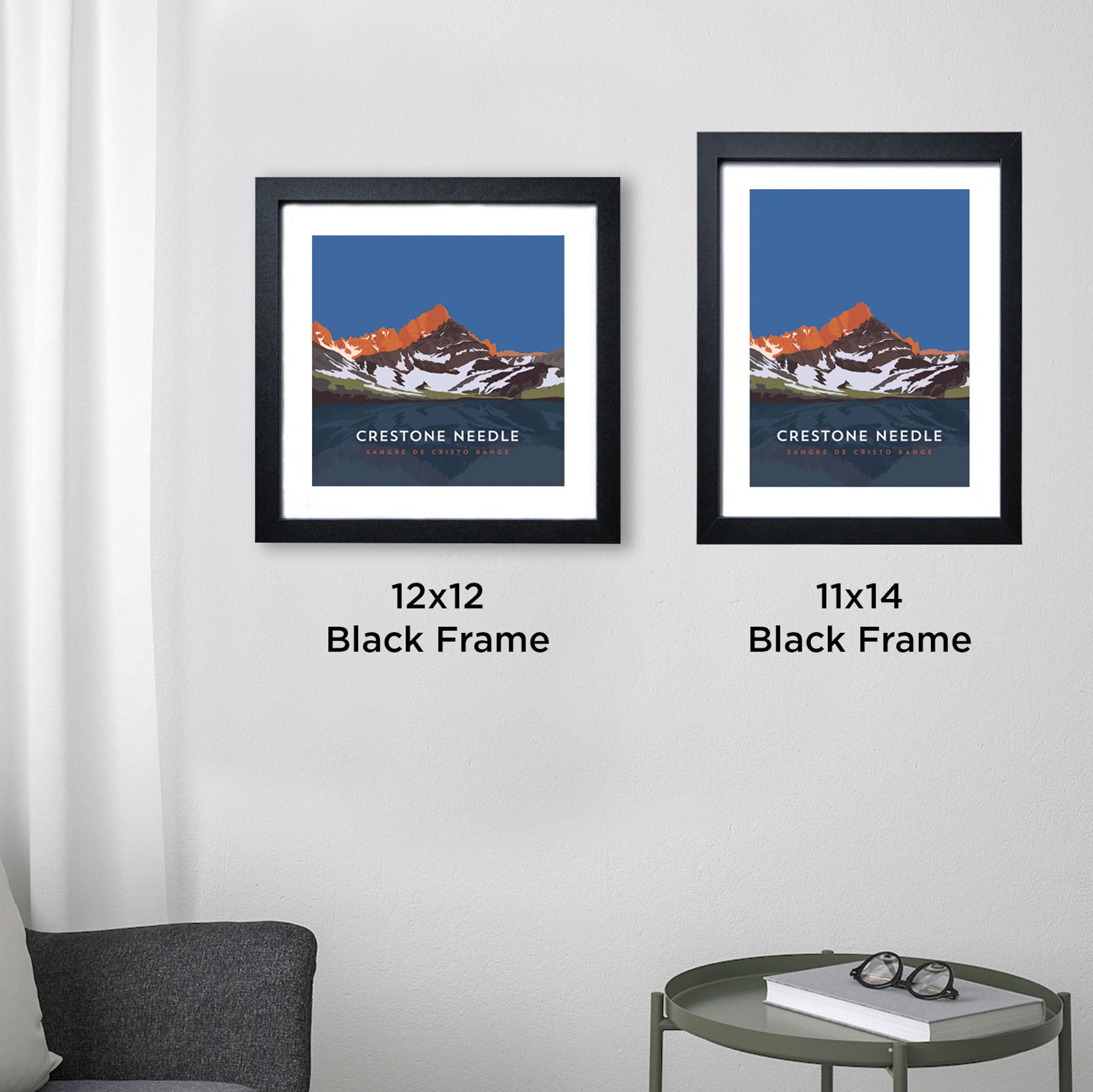 Crestone Needle Colorado 14er Framed Poster