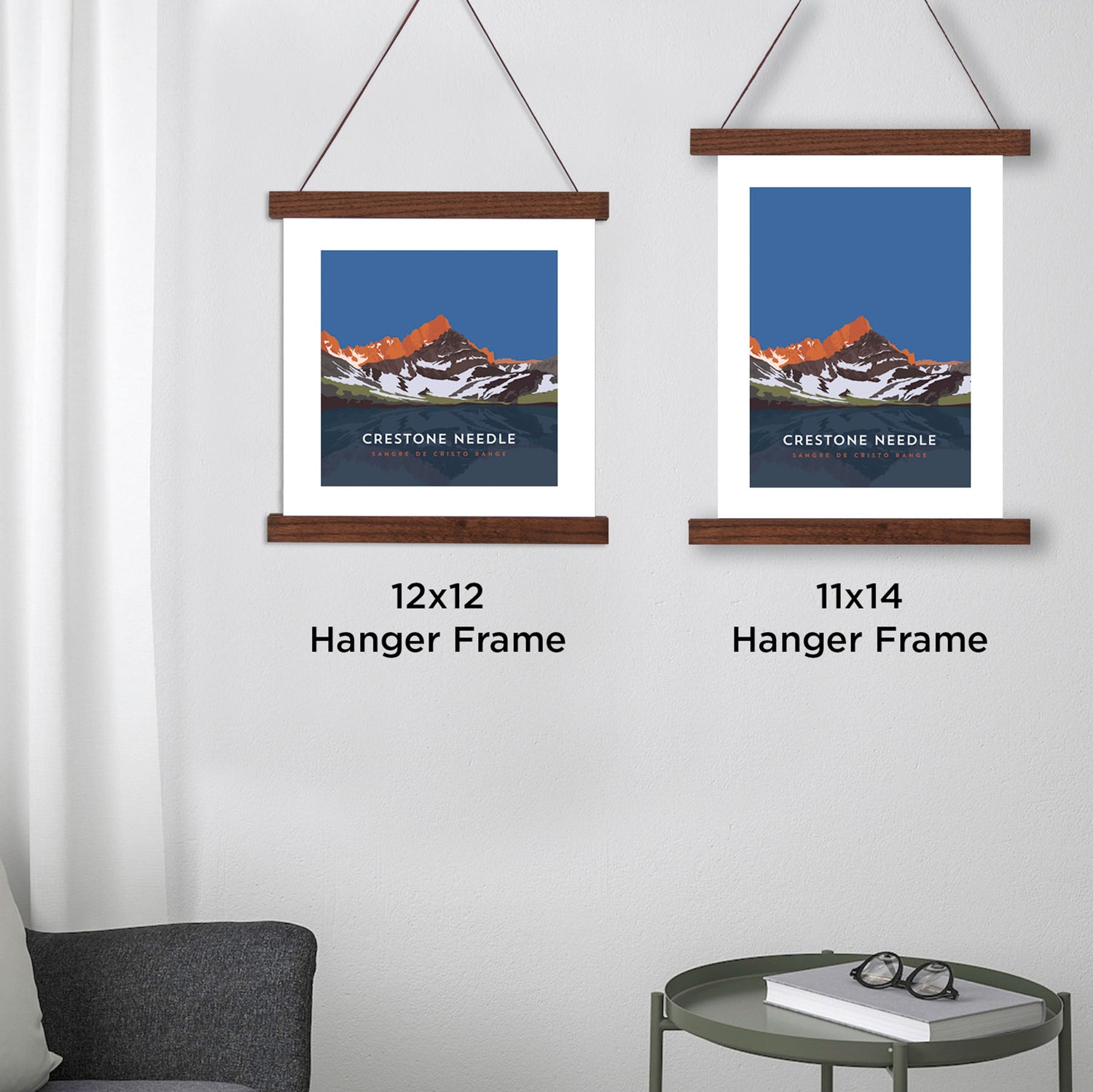 Crestone Needle Colorado 14er Hanger Frame Poster
