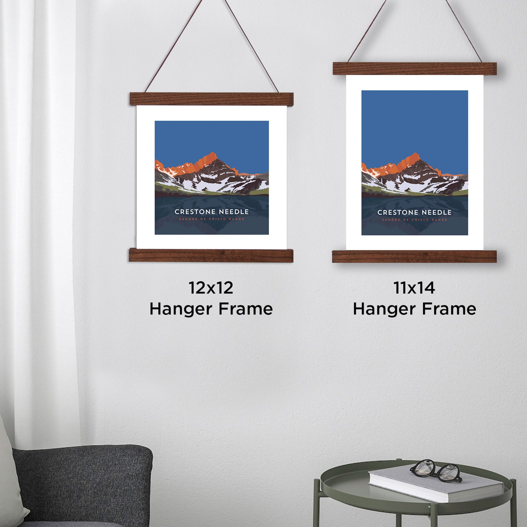 Crestone Needle Colorado 14er Hanger Frame Poster