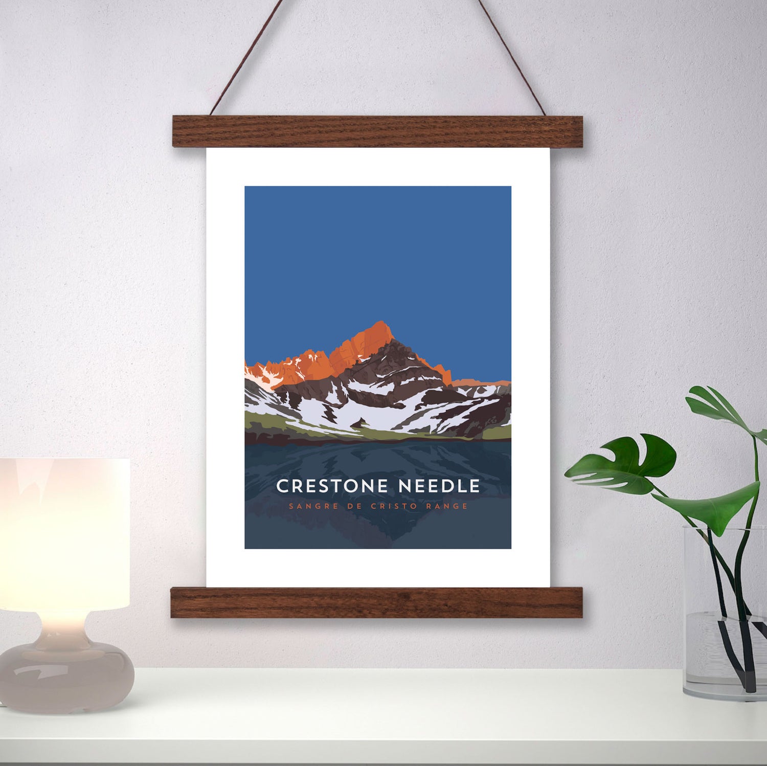 Crestone Needle Colorado 14er Hanger Frame Poster