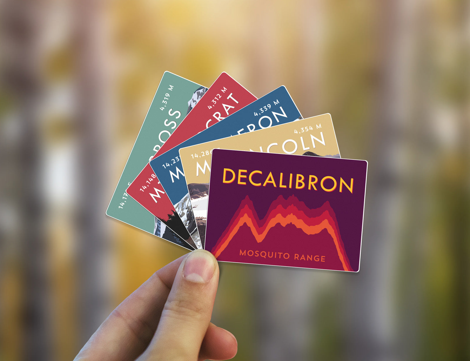 Decalibron Colorado 14er Sticker Pack