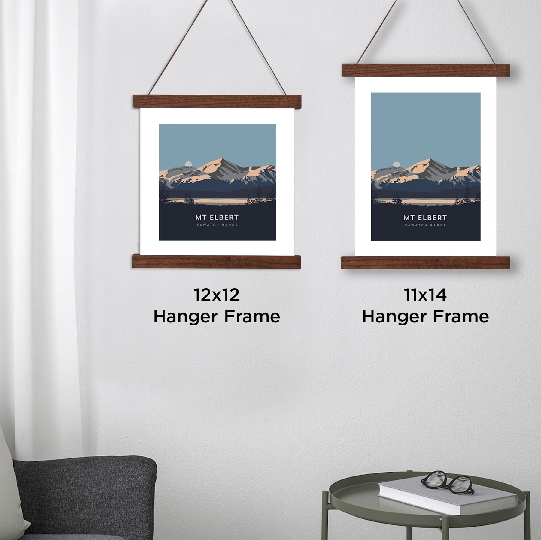 Mount Elbert Colorado 14er Hanger Frame Poster