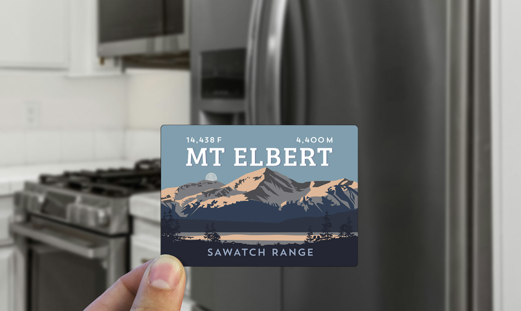 Mount Elbert Colorado 14er Magnet