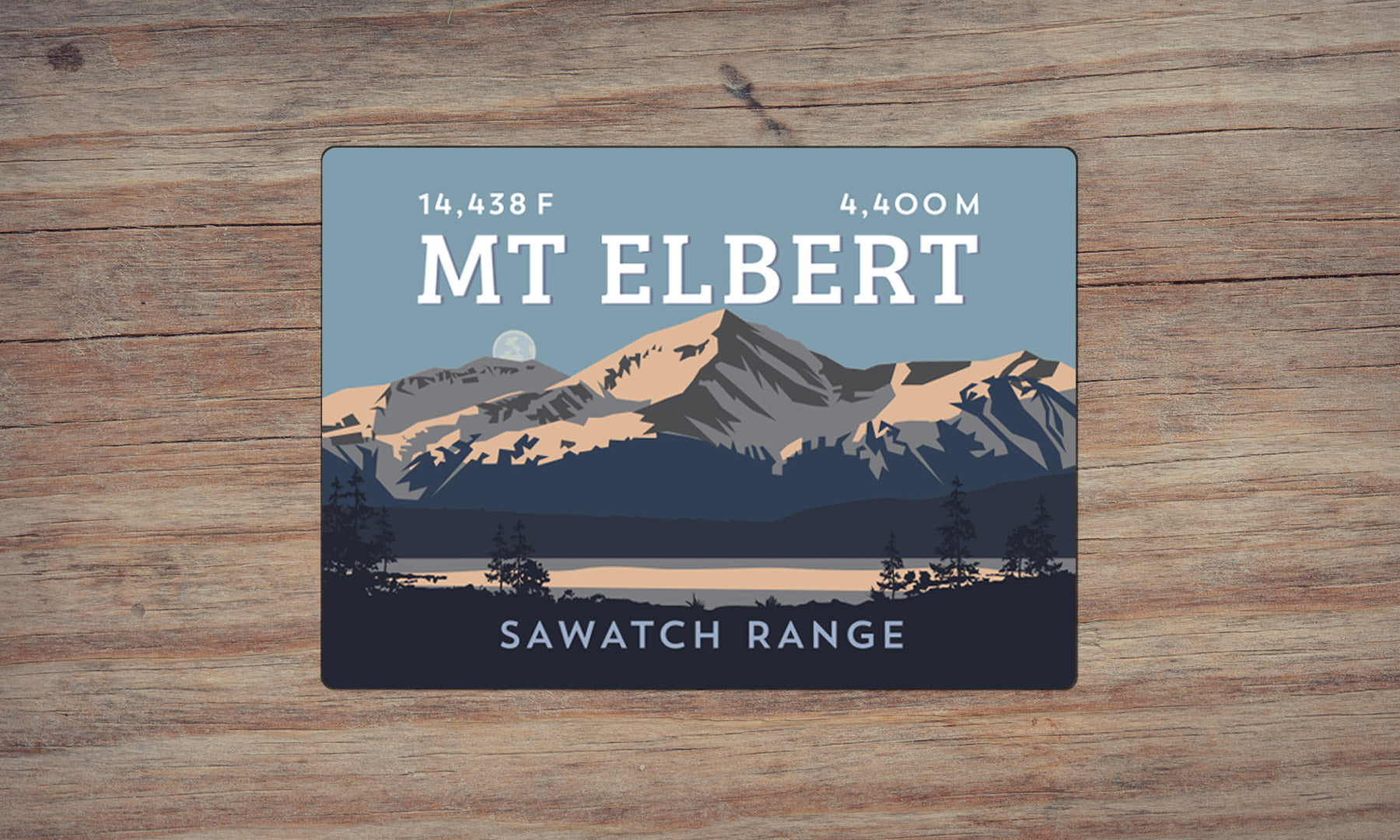Mount Elbert Colorado 14er Magnet