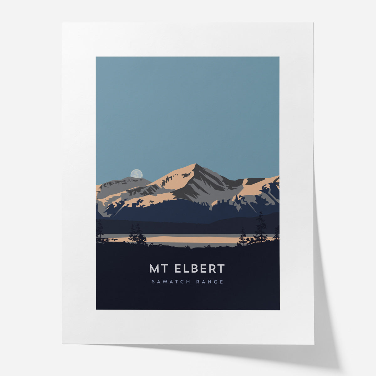Mount Elbert Colorado 14er Poster