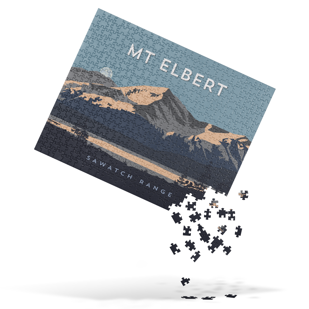 Mount Elbert Colorado 14er Mountain Jigsaw Puzzle