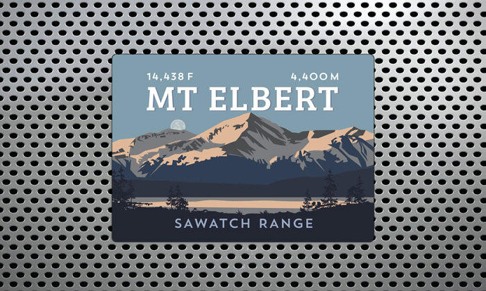 Mount Elbert Colorado 14er Magnet