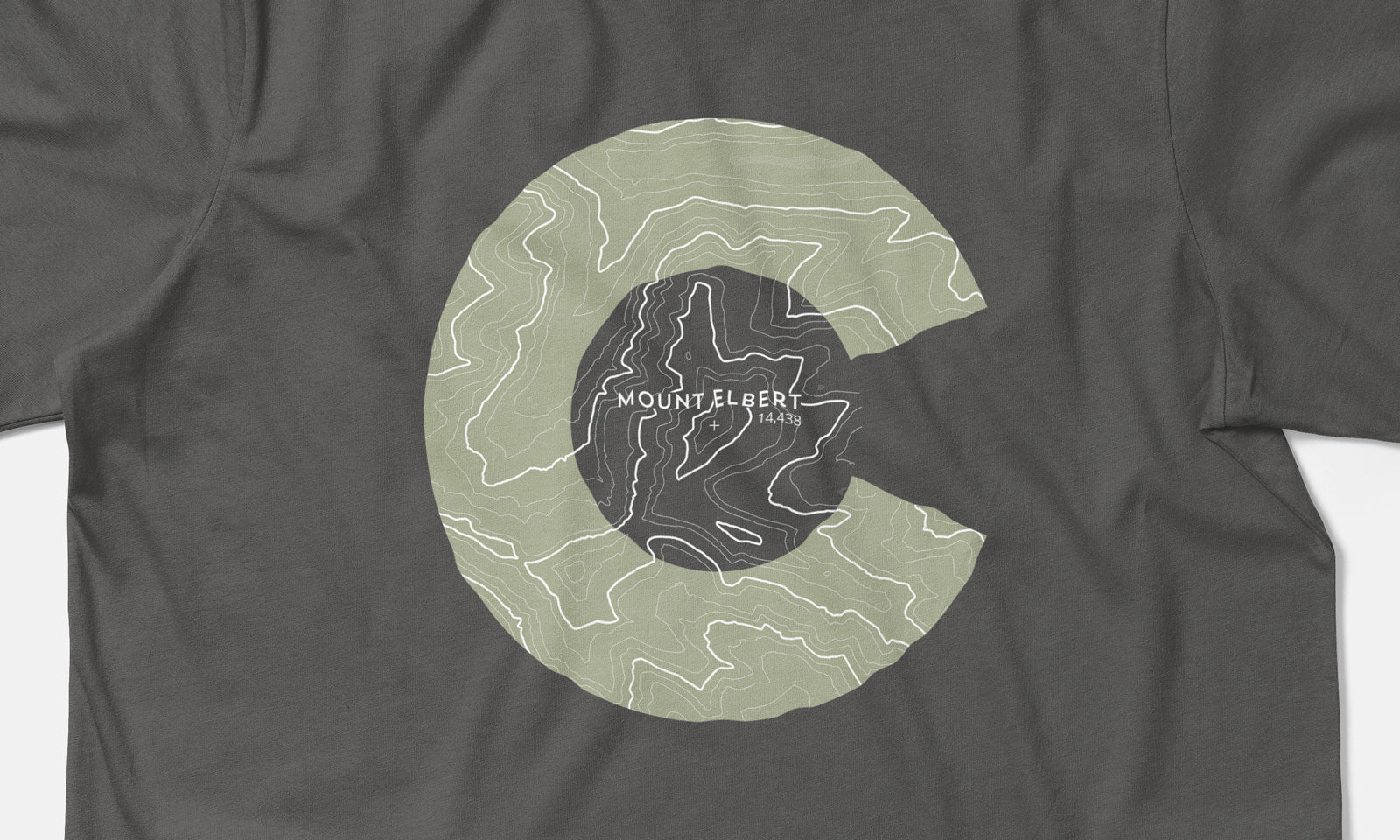 Mount Elbert Topo 14er Shirt