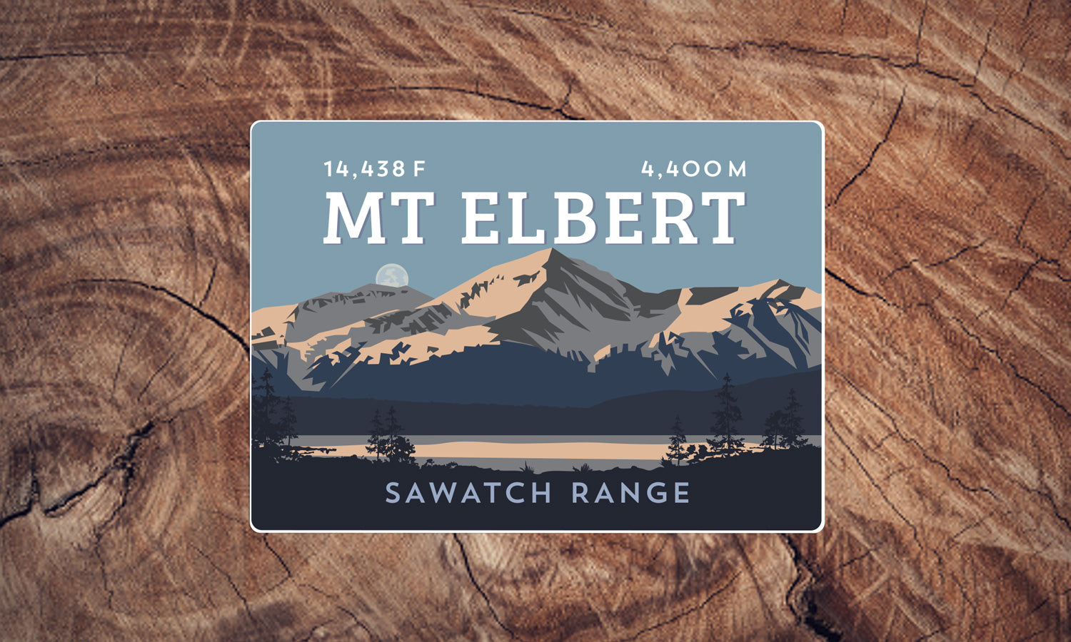 Sawatch Range Colorado 14er Sticker Pack