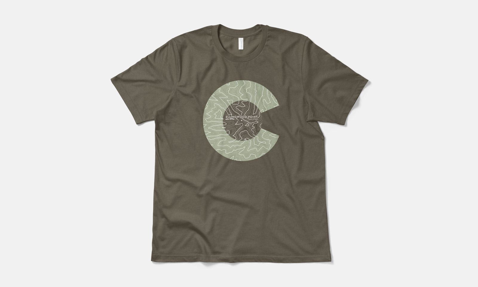 Ellingwood Point Topo 14er Shirt