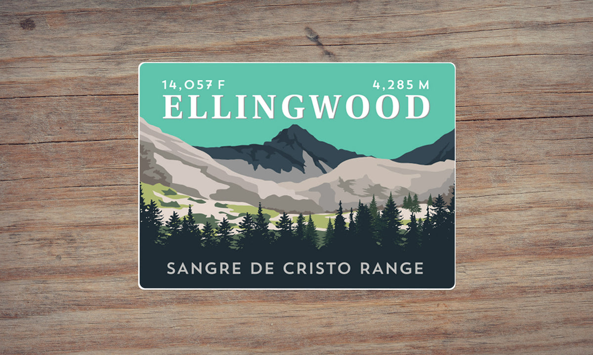 Colorado 14er Sticker Pack (The Complete Collection)