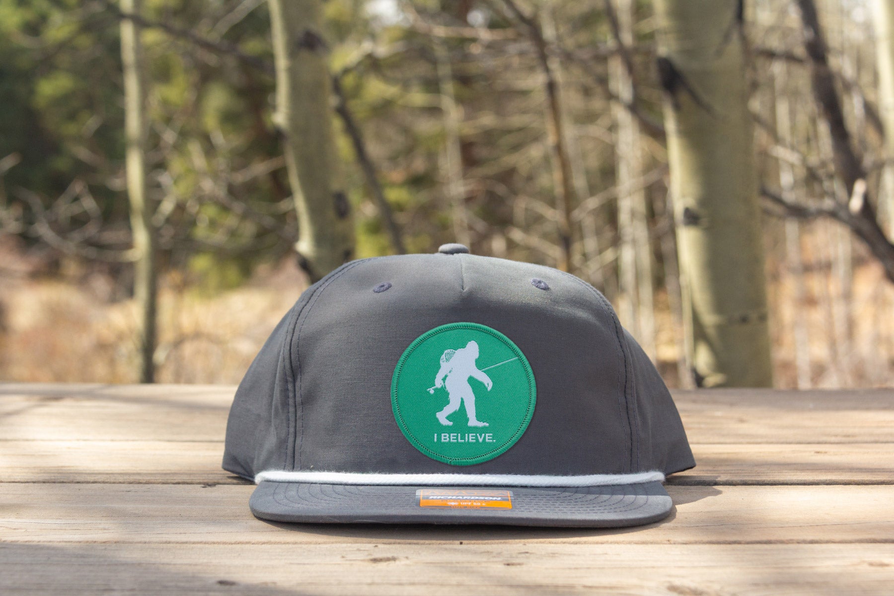 Bigfoot Fly Fishing Patch iron on
