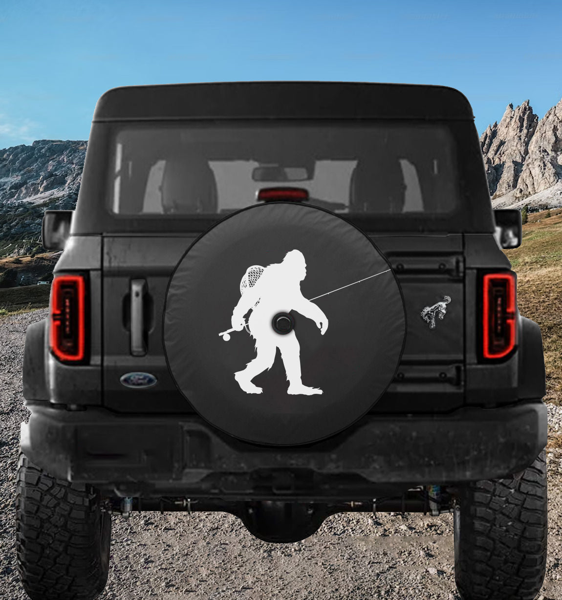 Sasquatch Spare Tire Cover - Fly Fishing
