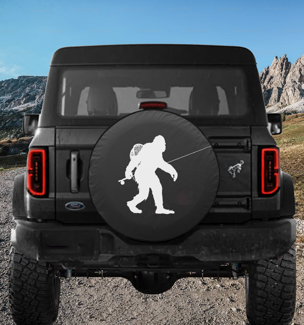 Sasquatch Spare Tire Cover - Fly Fishing