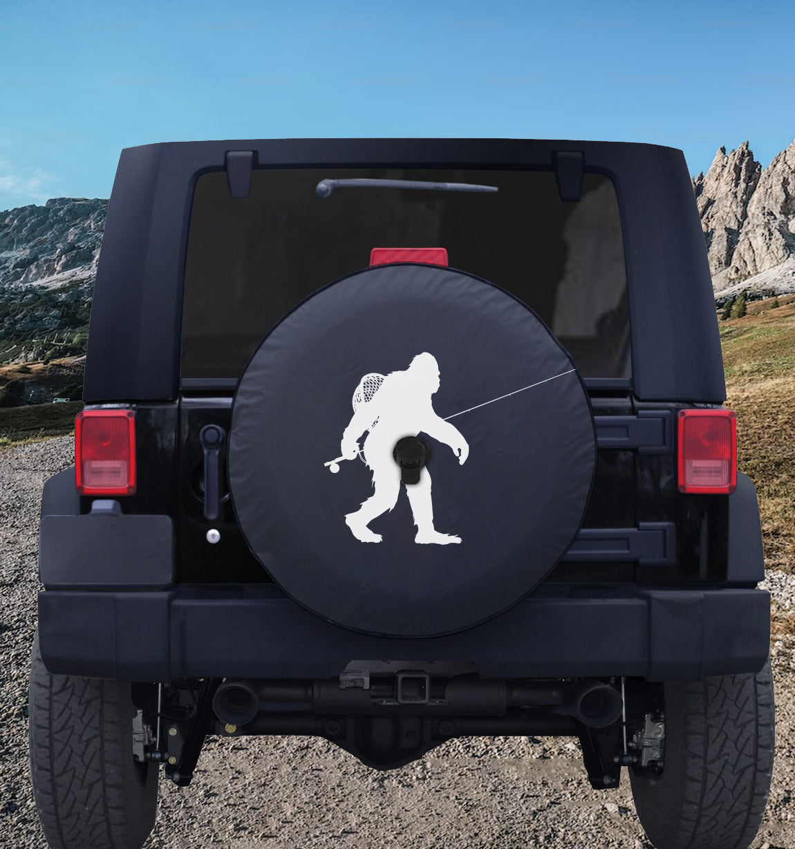 Sasquatch Spare Tire Cover - Fly Fishing