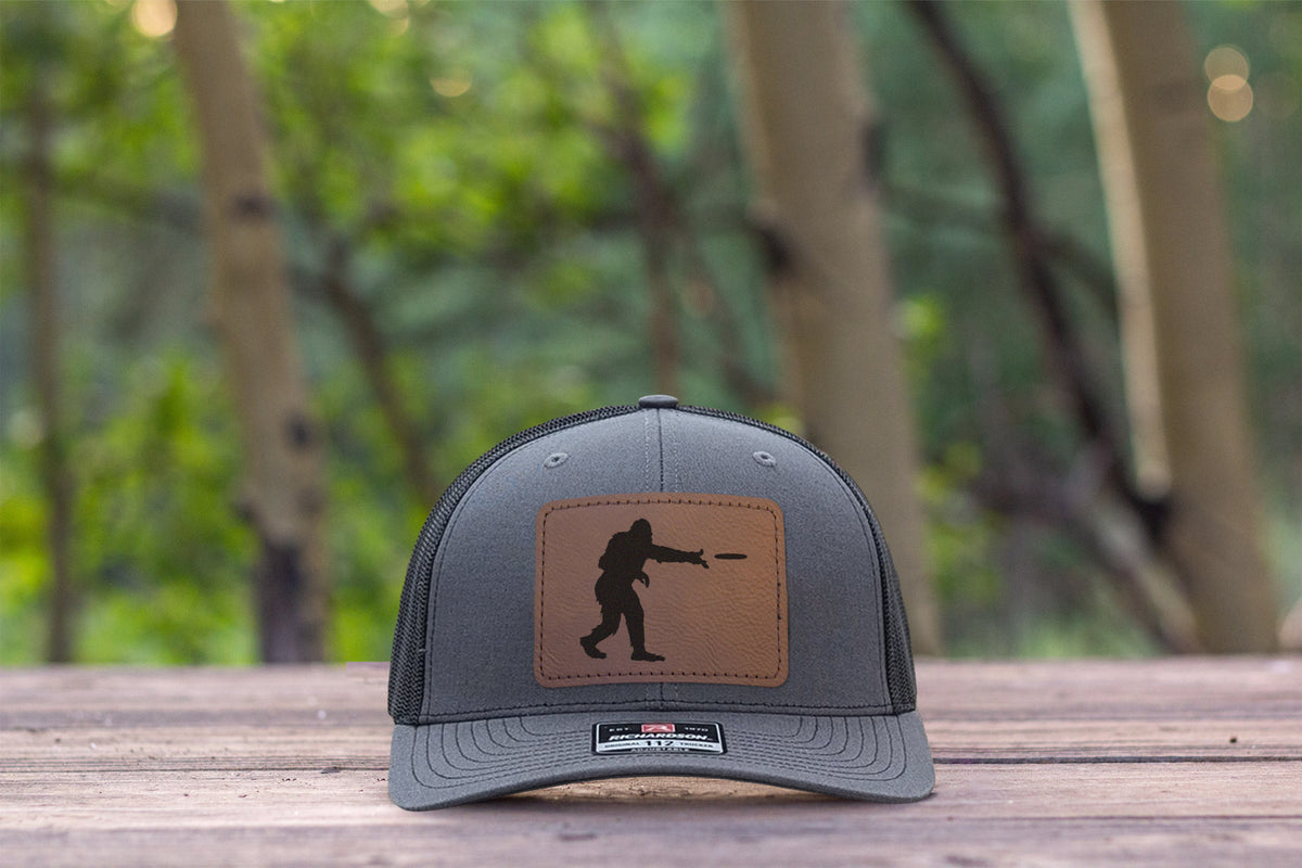 Sasquatch Frisbee Hat Charcoal/Black Richardson 112 Bigfoot