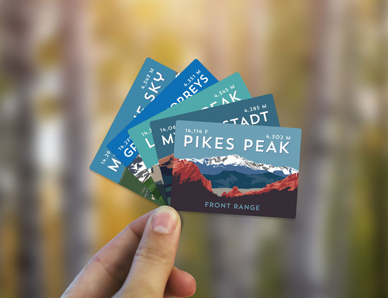Front Range Colorado 14er Magnet Pack