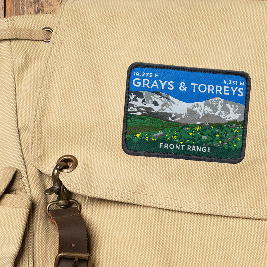 Grays and Torreys Peak Colorado 14er Patch