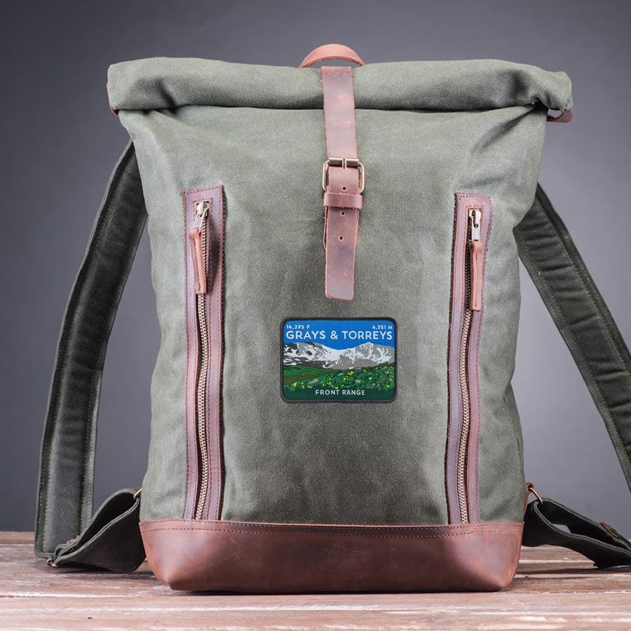 Grays and Torreys Peak Colorado 14er Patch