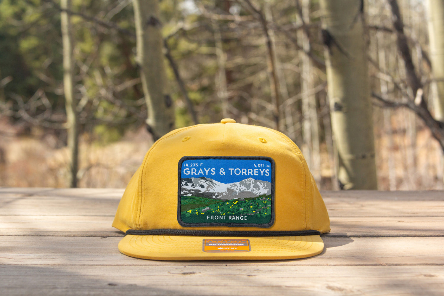 Grays and Torreys Peak Colorado 14er Rope Hat