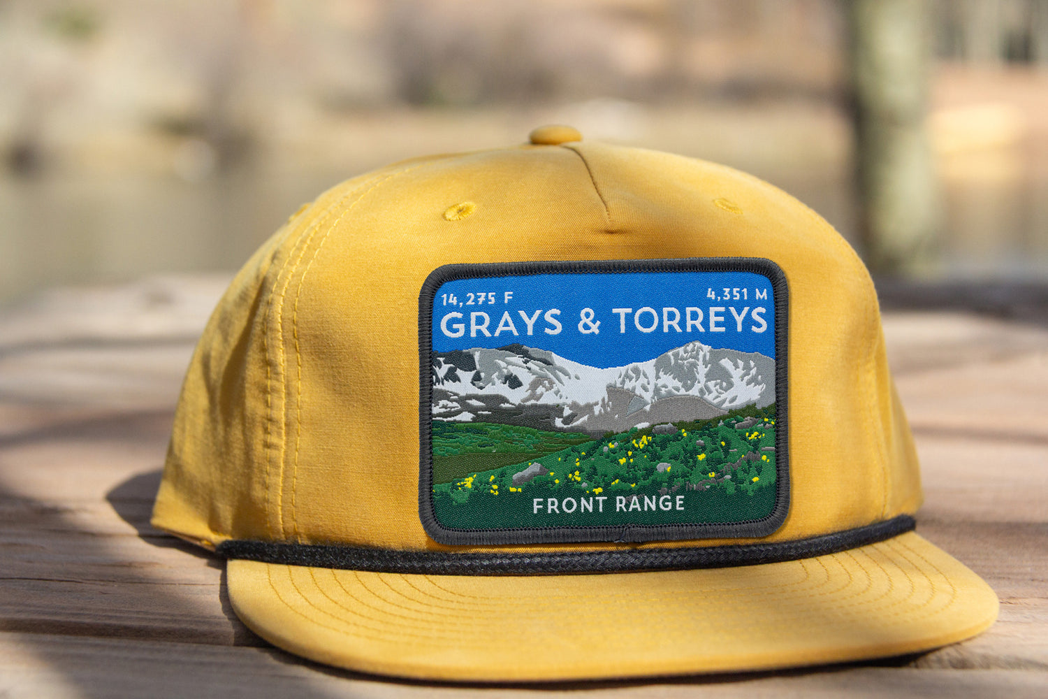 Grays and Torreys Peak Colorado 14er Rope Hat