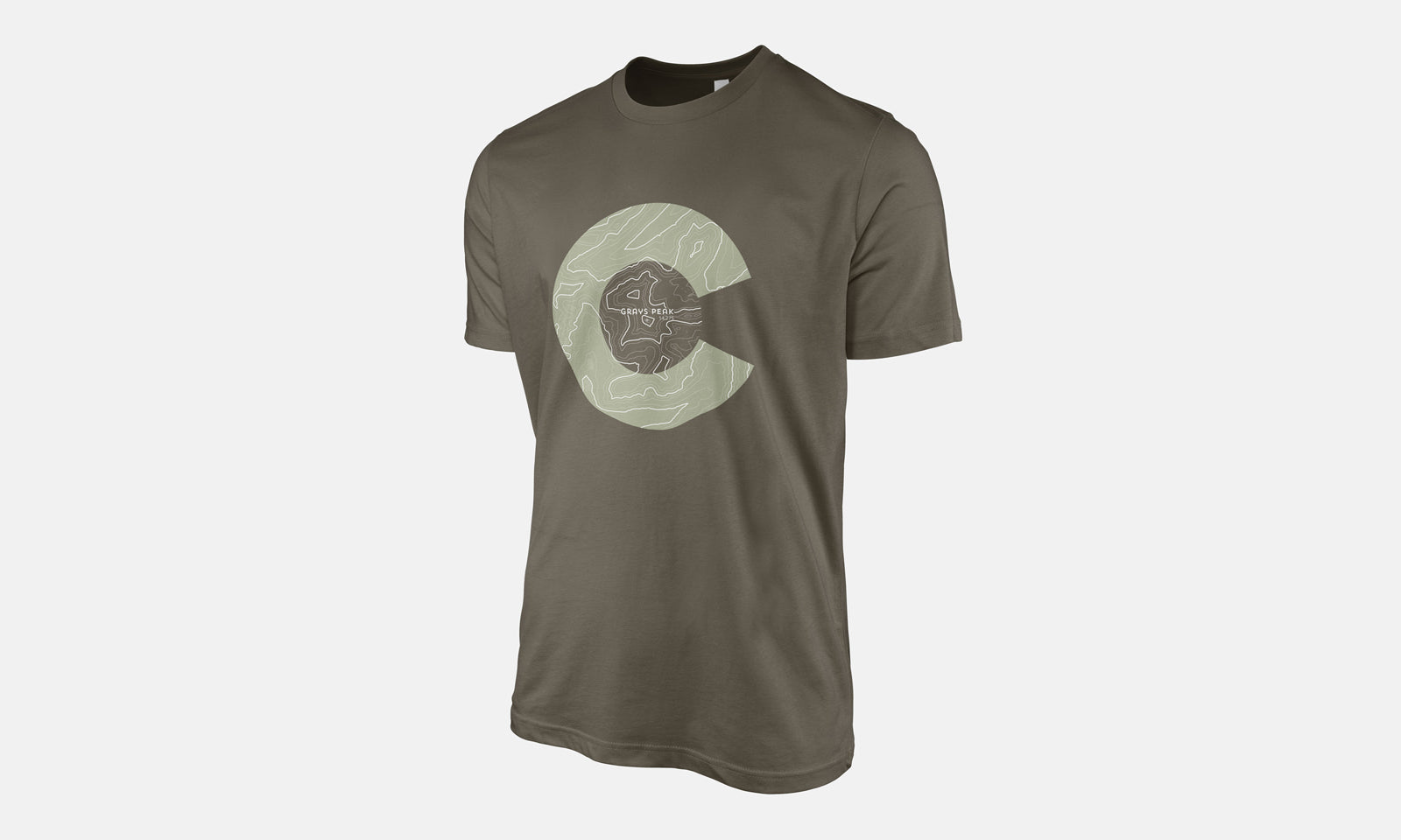 Grays Peak Topo 14er Shirt