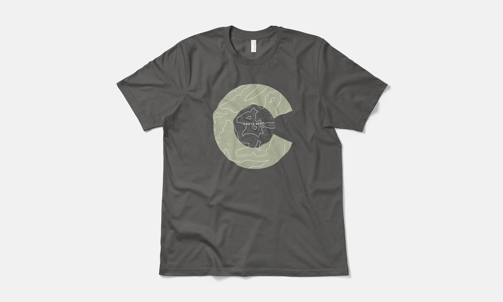 Grays Peak Topo 14er Shirt