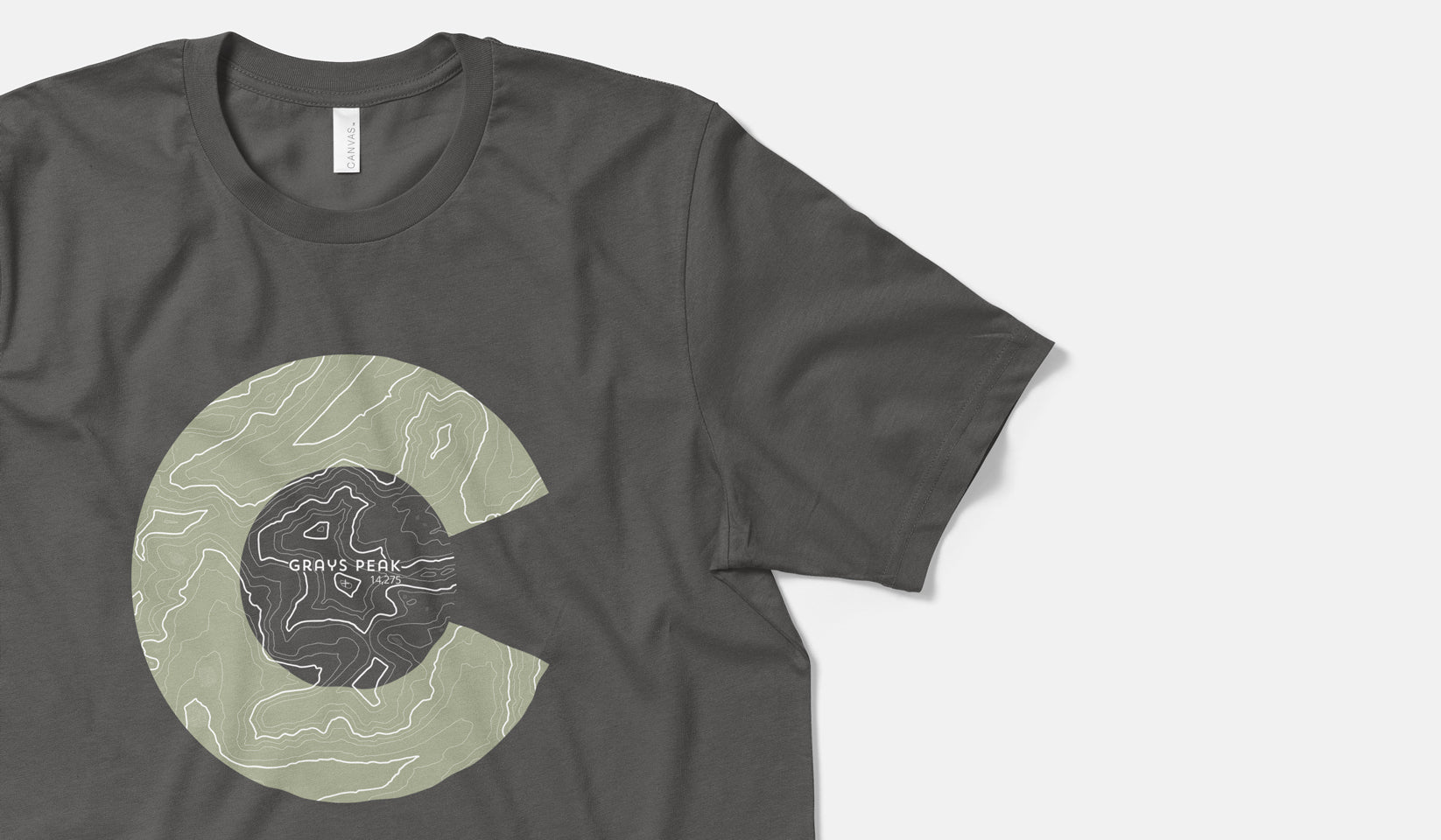 Grays Peak Topo 14er Shirt