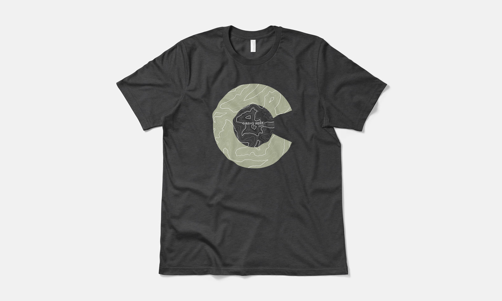Grays Peak Topo 14er Shirt