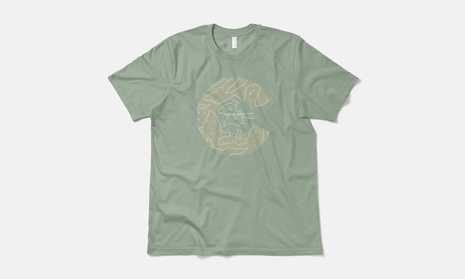 Grays Peak Topo 14er Shirt