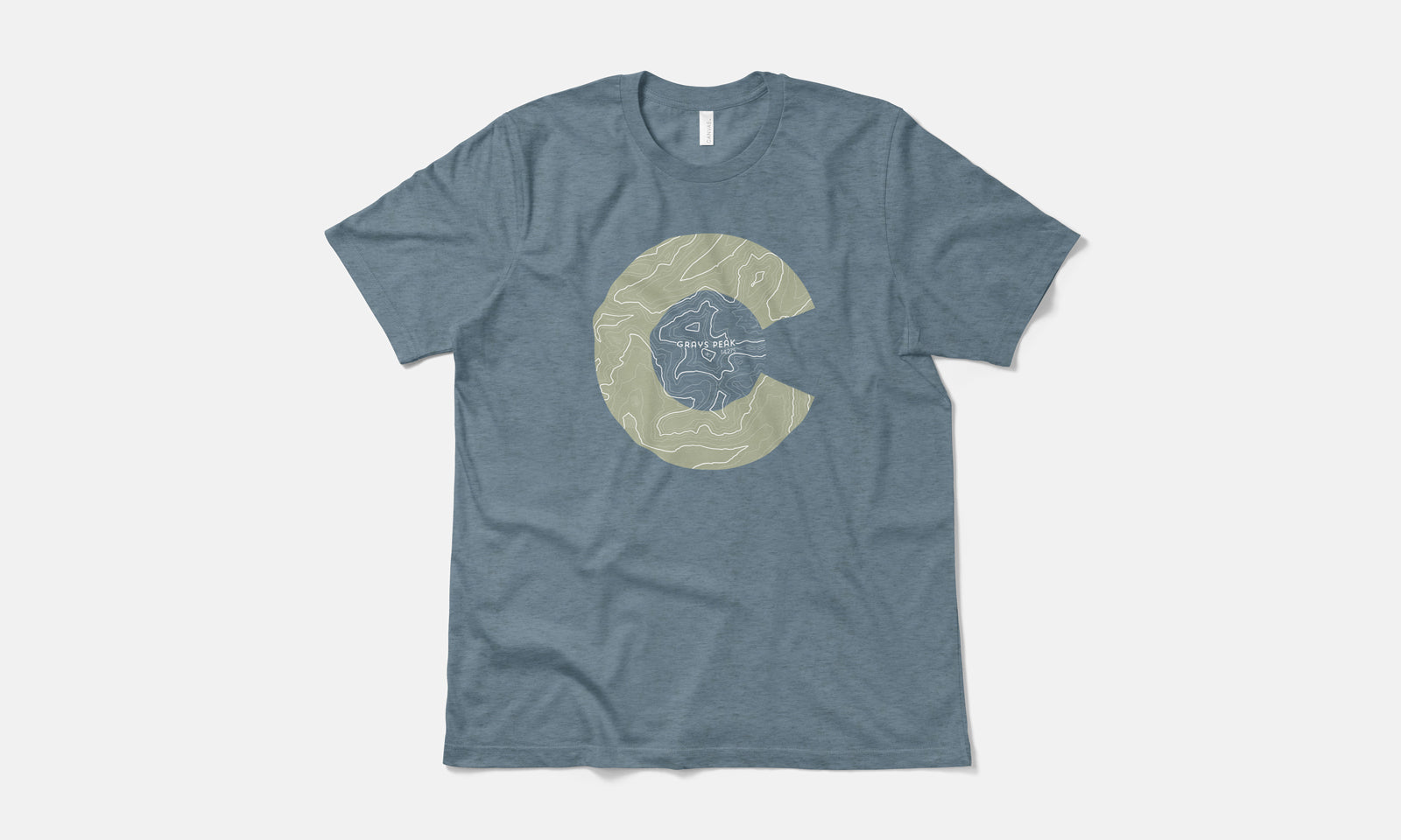 Grays Peak Topo 14er Shirt