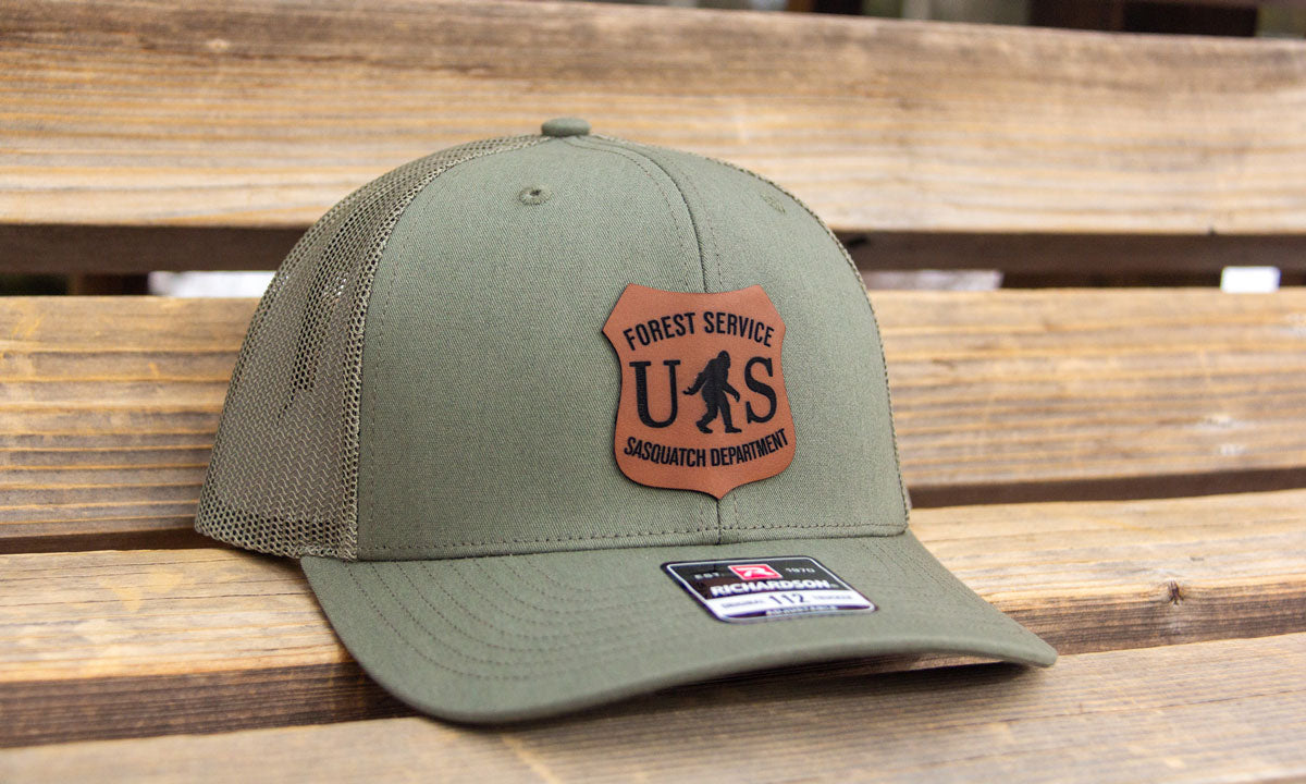 US Sasquatch Department Patch Hat Green