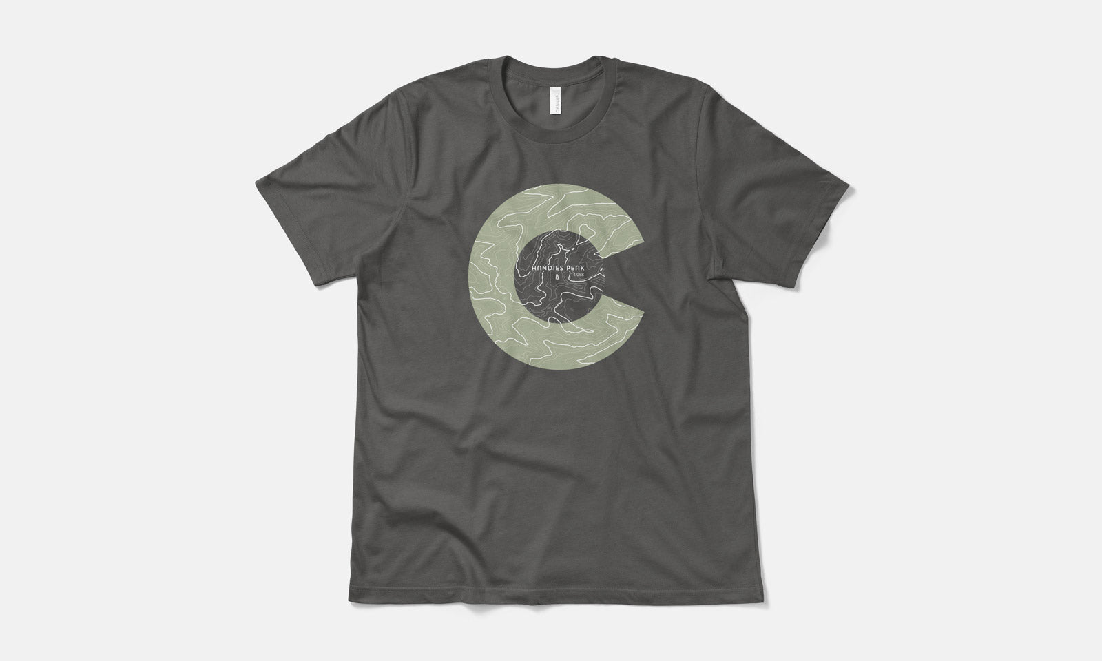 Handies Peak Topo 14er Shirt