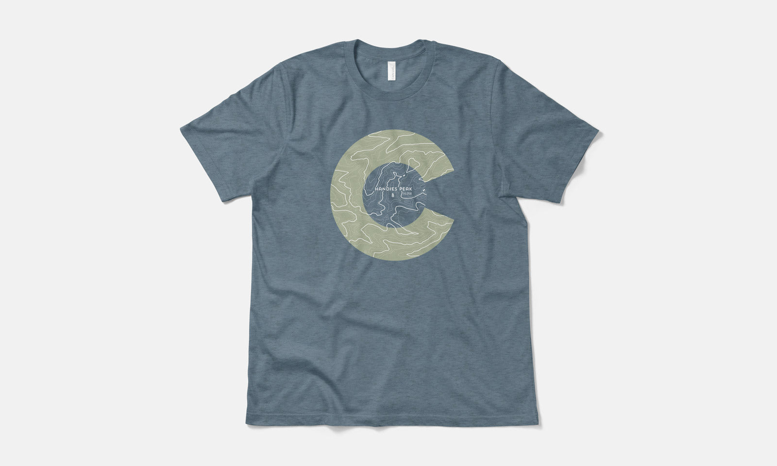 Handies Peak Topo 14er Shirt