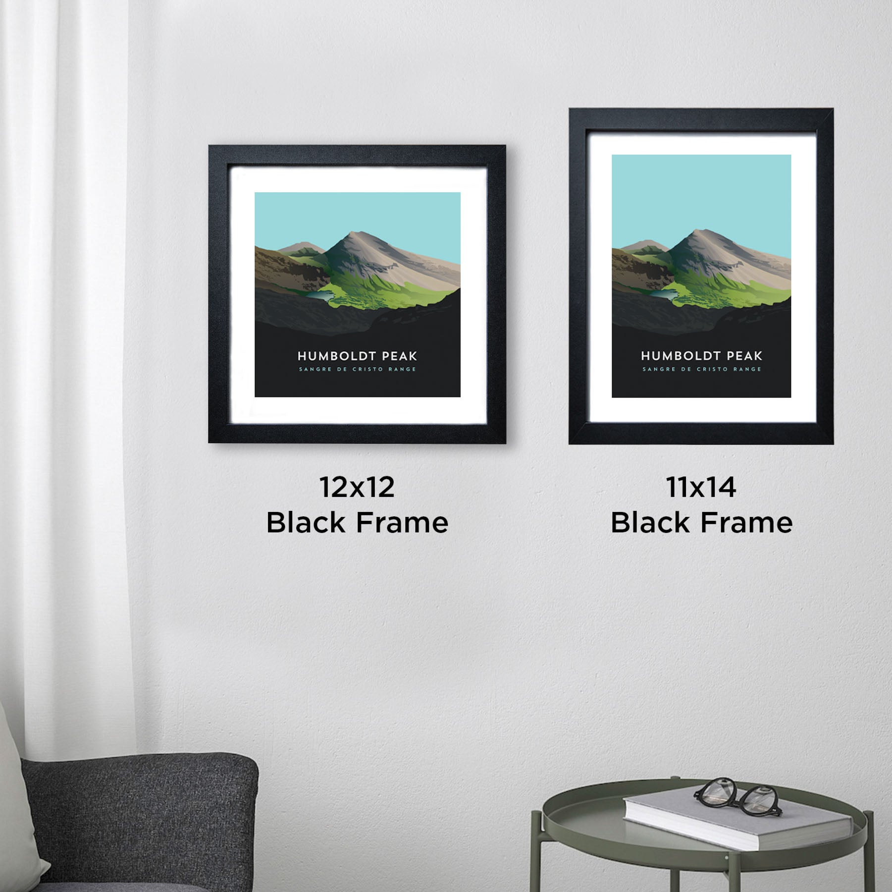 Humboldt Peak Colorado 14er Framed Poster