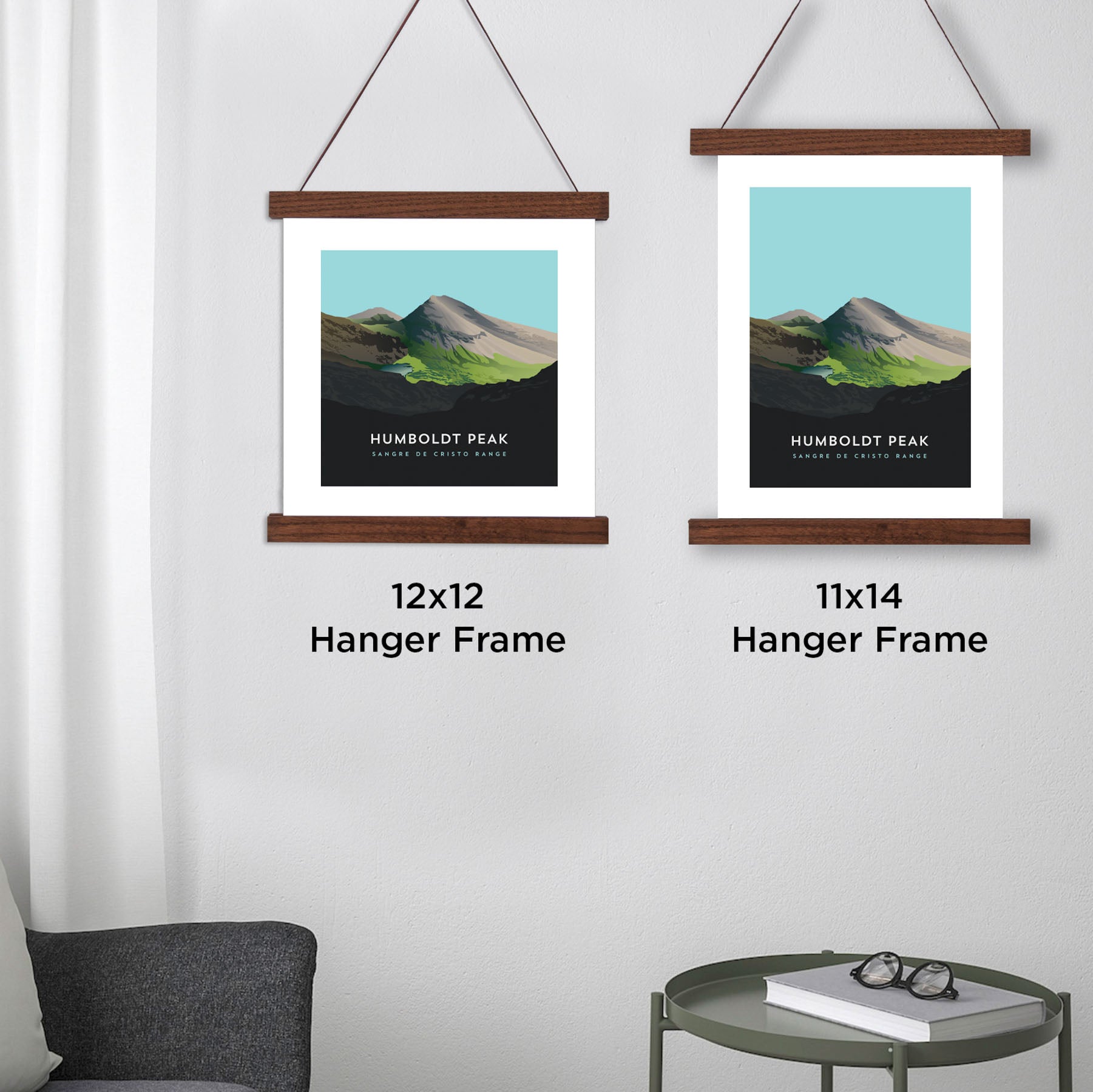 Humboldt Peak Colorado 14er Hanger Frame Posters