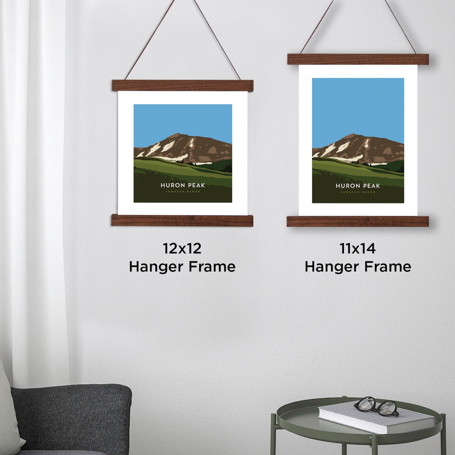 Huron Peak Colorado 14er Hanger Frame Poster