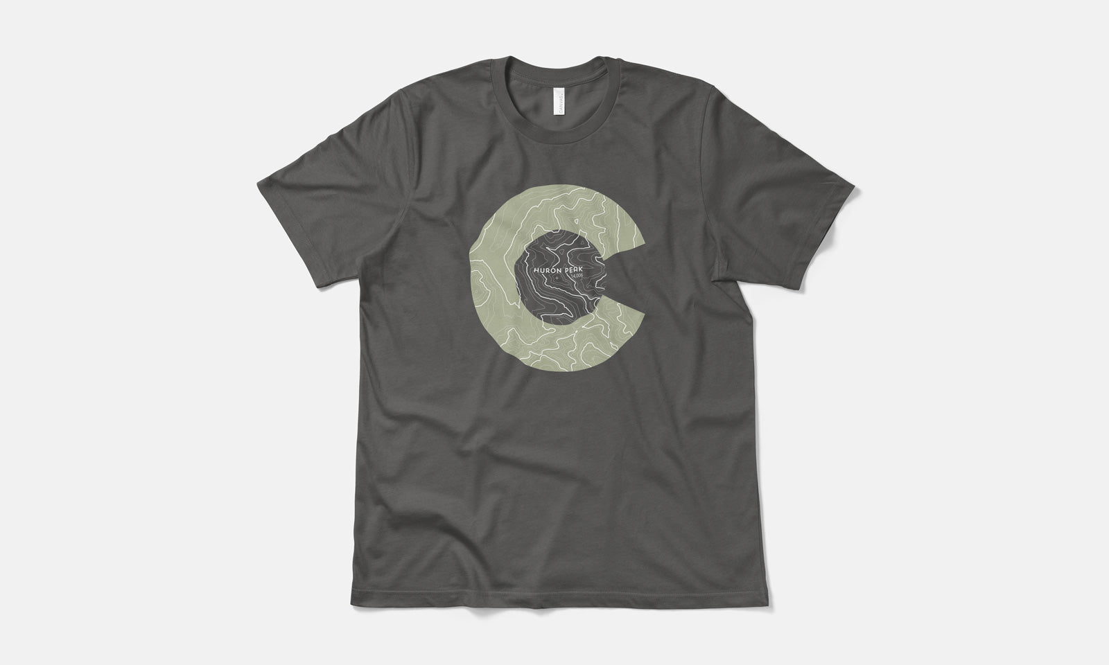 Huron Peak Topo 14er Shirt