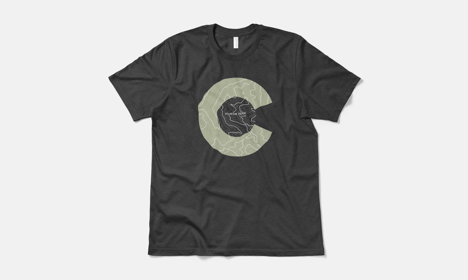 Huron Peak Topo 14er Shirt