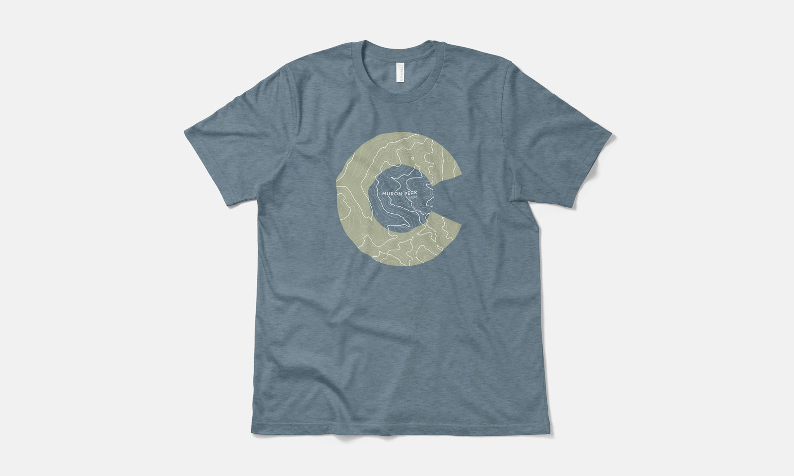 Huron Peak Topo 14er Shirt